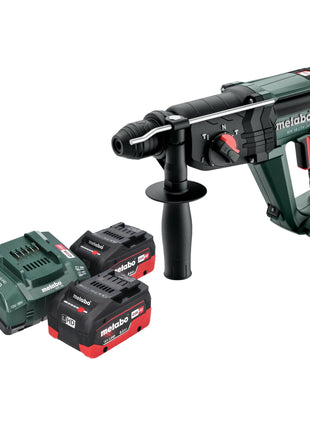 Martillo combinado a batería Metabo KH 18 LTX 24 18 V 2,1 J SDS Plus + 2 baterías LiHD 8,0 Ah + cargador