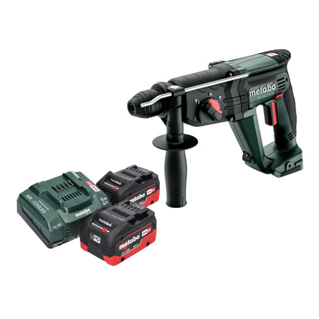 Metabo KH 18 LTX 24 akumulatorowy kombimłot 18 V 2,1 J SDS Plus + 2x akumulator LiHD 8,0 Ah + ładowarka