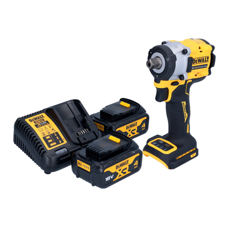 DeWalt DCF 922 M2 Akku Schlagschrauber 18 V 406 Nm 1/2" Brushless + 2x Akku 4,0 Ah + Ladegerät