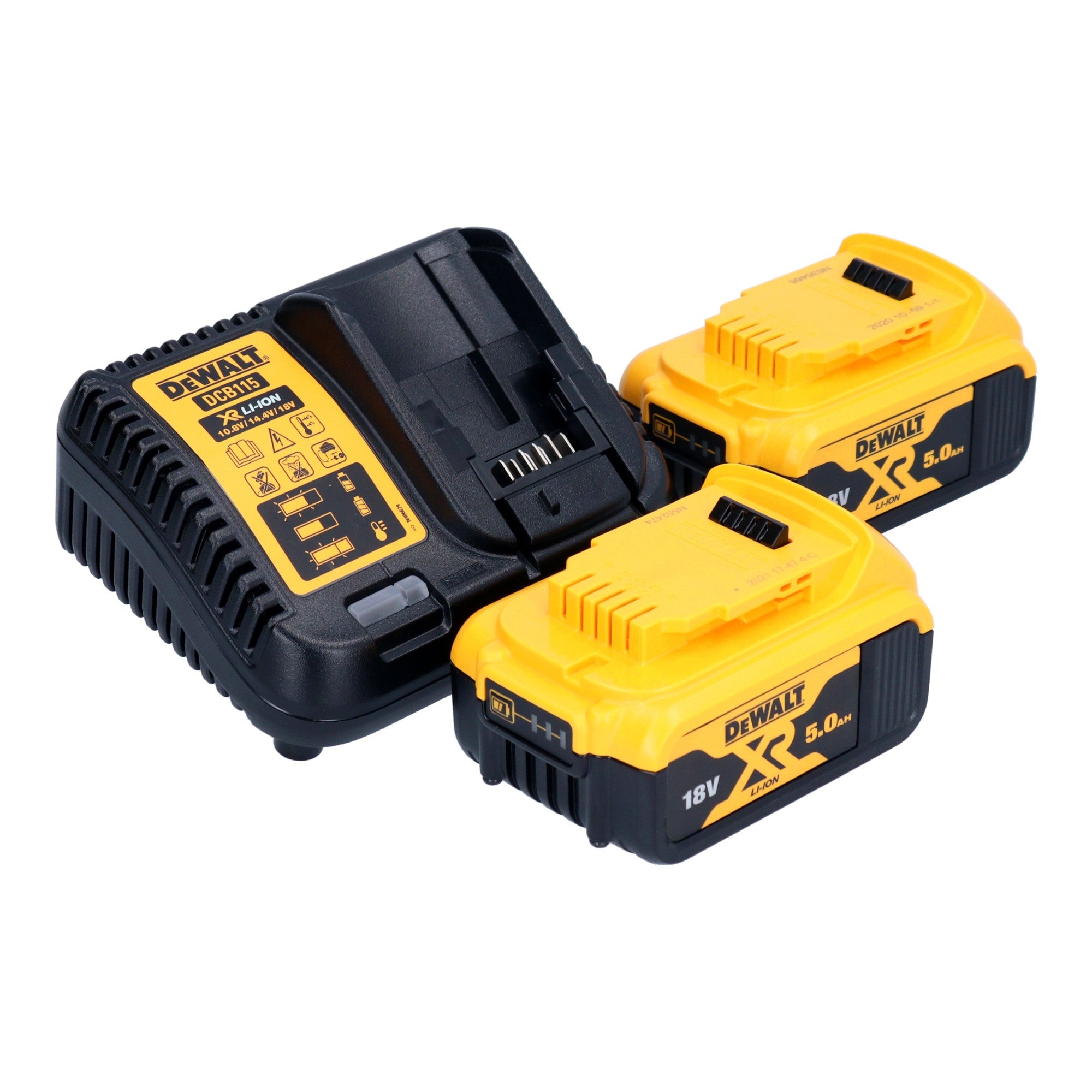 DeWalt DCF 922 P2 Akku Schlagschrauber 18 V 406 Nm 1 2 Brushless 2x Akku 5 0 Ah Ladegeraet 2 - toolbrothers