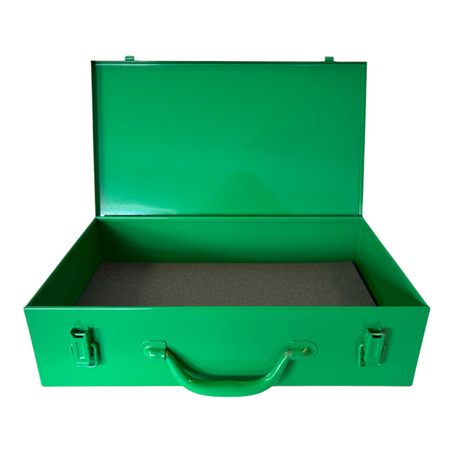 Metalowa walizka transportowa Prebena 430 x 255 x 110 mm + uniwersalna wkładka piankowa