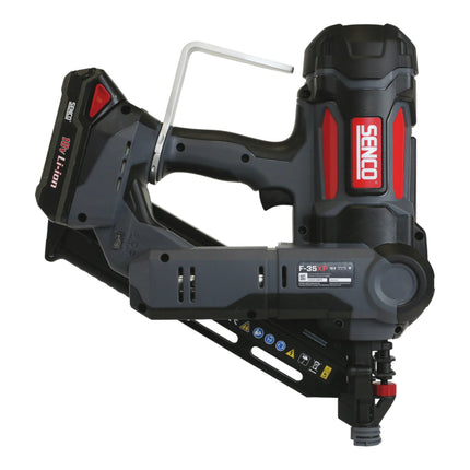 Akumulatorowa gwoździarka ramowa SENCO F-35 XP Fusion 18 V 50-90 mm ( 10G2001N ) + 2x akumulator 3,0 Ah + ładowarka + walizka