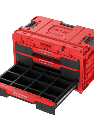 Toolbrothers RHINO XXL Drawer 3 ULTRA Vario+ walizka narzędziowa Walizka szufladowa 587 x 380 x 340 mm 27 l z możliwością sztaplowania IP54 z trzema szufladami