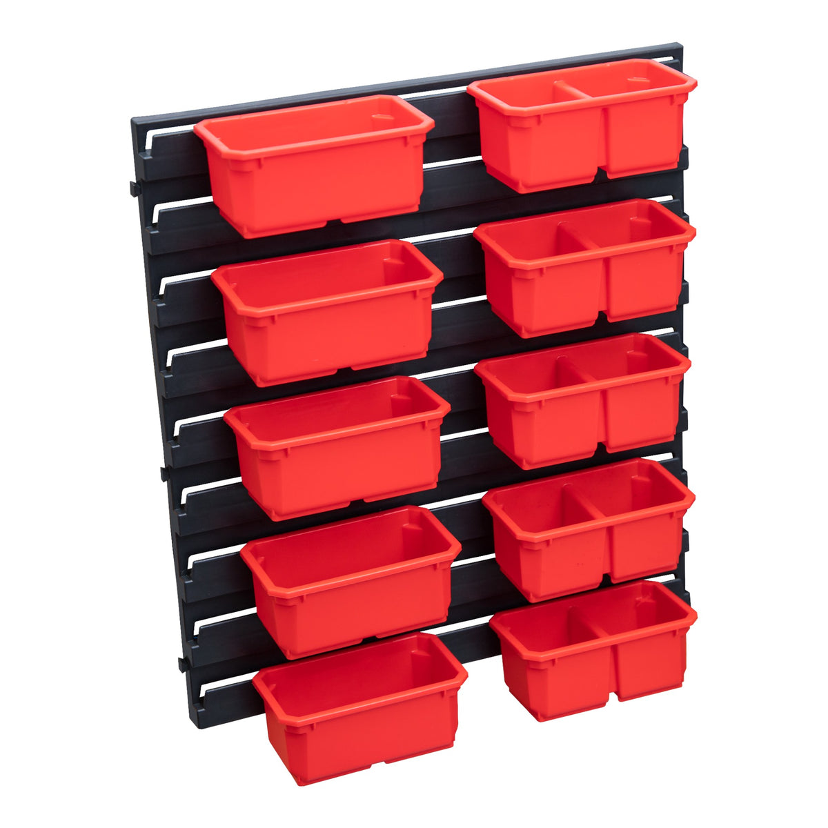Toolbrothers RHINO Zestaw pojemników nr 3 Ścianka warsztatowa z 10 pojemnikami do L Organizer wysokość M+ / L i L Szuflada 3