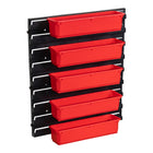 Toolbrothers RHINO Set nº 4 taller de pared 39 x 35 cm con 4 contenedores para RHINO L Organizer y L Drawer 3