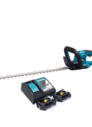 Makita DUH 607 RA2 Akku Heckenschere 18 V 60 cm + 2x Akku 2,0 Ah + Ladegerät