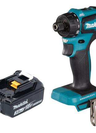 Makita DDF 083 F1 taladro atornillador inalámbrico 18 V 40 Nm 1/4'' sin escobillas + 1x batería 3,0 Ah - sin cargador