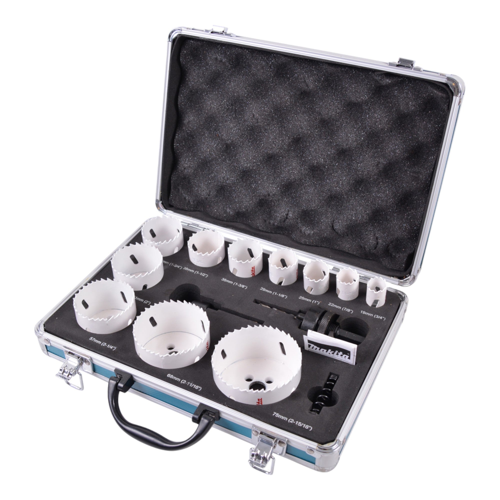 Makita HSS BiM Lochsaegen Sanitaer Set 19 75 mm 14 teilig D 47298  0 - toolbrothers