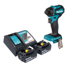 Makita DDF 083 RM akumulatorowa wiertarko-wkrętarka 18 V 40 Nm 1/4'' bezszczotkowa + 2x akumulator 4,0 Ah + ładowarka