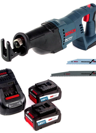 Bosch GSA 18V-Li N Akku Reciprosäge 18V Säbelsäge + 2x Sägeblatt + 2x 6,3 Ah Akku + Ladegerät - Toolbrothers