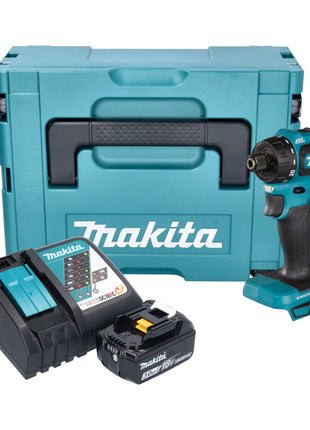 Makita DDF 083 RF1J taladro atornillador inalámbrico 18 V 40 Nm 1/4'' sin escobillas + 1x batería 3,0 Ah + cargador + Makpac