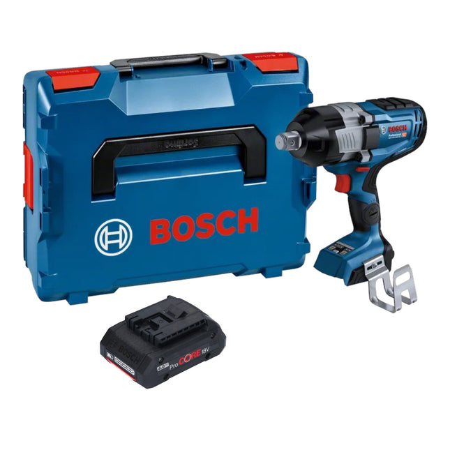 Bosch GDS 18V-1600 HC Profesjonalna akumulatorowa wkrętarka udarowa 18 V 1600 Nm 3/4'' BITURBO Brushless + 1x akumulator ProCORE 4,0 Ah + L-Boxx - bez ładowarki