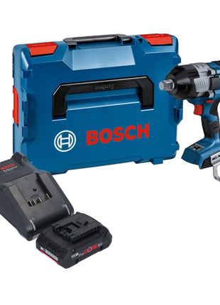 Bosch GDS 18V-1600 HC Professional Visseuse à choc sans fil 18 V 1600 Nm 3/4'' BITURBO Brushless + 1x batterie ProCORE 4,0 Ah + chargeur + L-Boxx