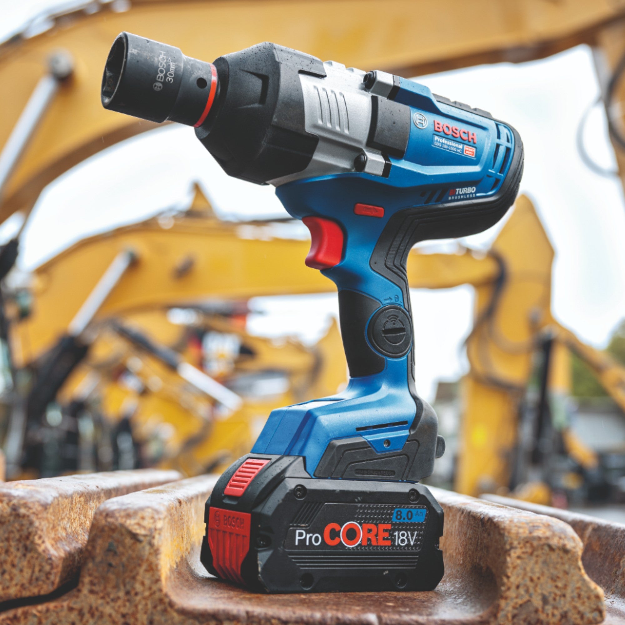 Bosch GDS 18V 1600 HC Professional Akku Schlagschrauber 18 V 1600 Nm 3 4 BITURBO Brushless 2x ProCORE Akku 4 0 Ah Ladegeraet L Boxx 4 - toolbrothers