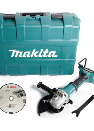 Makita DGA 901 ZKU2 Akku Winkelschleifer 36V ( 2x18V ) 230mm Brushless Solo + Ezynut + 25x Trennscheibe + Koffer - ohne Akku, ohne Ladegerät - Toolbrothers