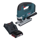 Bosch GST 18V-125 B Professional Akku Stichsäge 18 V 125 mm Brushless + 1x Akku 2,0 Ah + Ladegerät