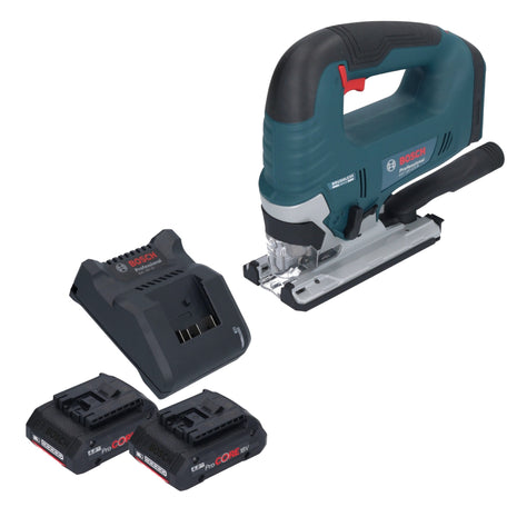 Bosch GST 18V-125 B Profesjonalna wyrzynarka akumulatorowa 18 V 125 mm bezszczotkowa + 2x akumulator ProCORE 4,0 Ah + ładowarka