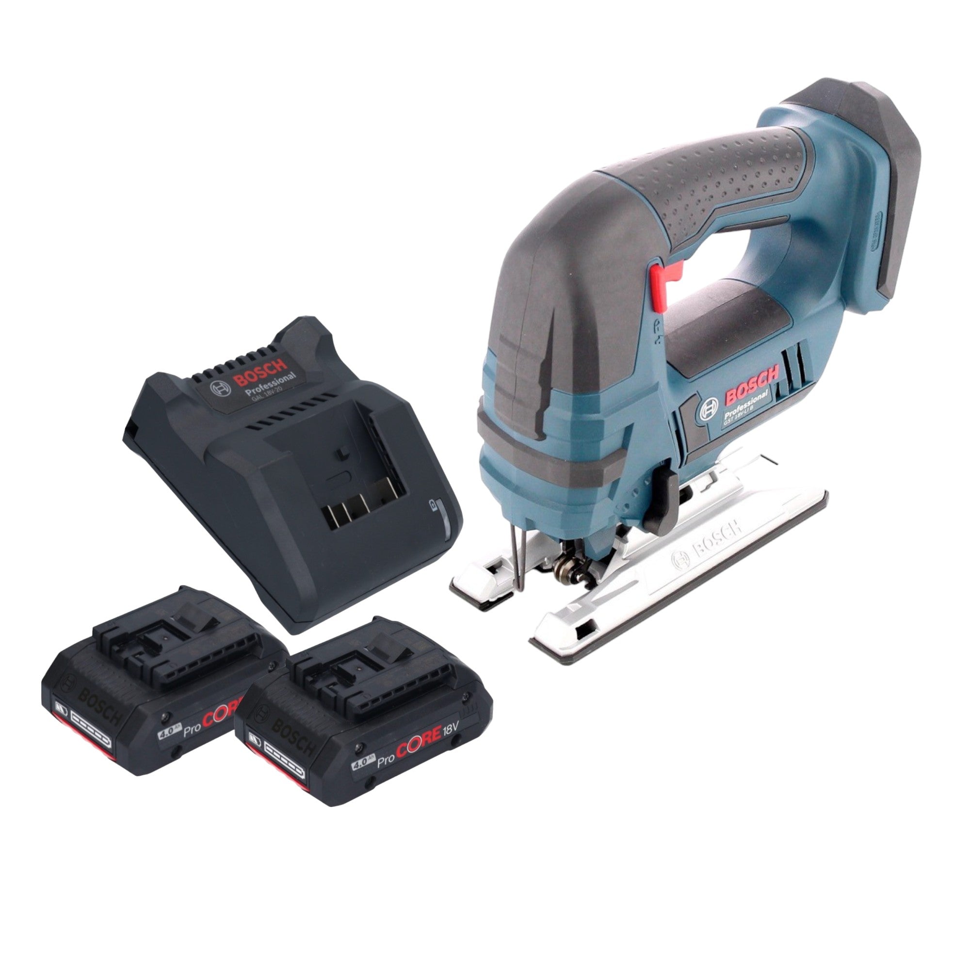 Bosch GST 18V Li B Professional Akku Stichsaege 18 V 2x ProCORE Akku 4 0 Ah Ladegeraet 0 - toolbrothers