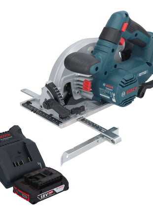 Bosch GKS 18V-57-2 Sierra circular inalámbrica profesional 18 V 165 mm sin escobillas + 1x batería 2,0 Ah + cargador