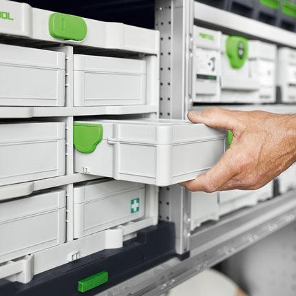 Festool Systainer SYS3 S 76 TRA 265 x 171 x 76 mm ( 577817 ) na drobne części i akcesoria