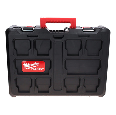 Milwaukee PACKOUT Mallette Toolbox 525 x 380 x 150 mm + insert pour visseuse à percussion 18V / perceuse-visseuse à percussion / perceuse-visseuse