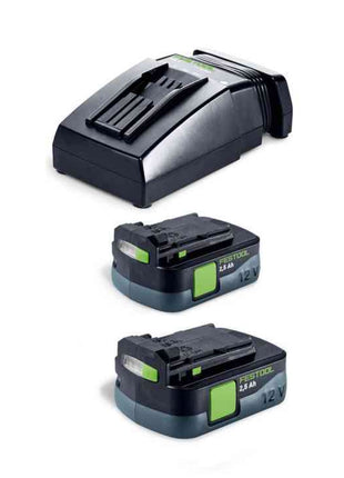 Festool CXS 12 2,5-Plus akumulatorowa wiertarko-wkrętarka 12 V 30 Nm bezszczotkowa ( 576864 ) + 2x akumulator 2,5 Ah + ładowarka + systainer