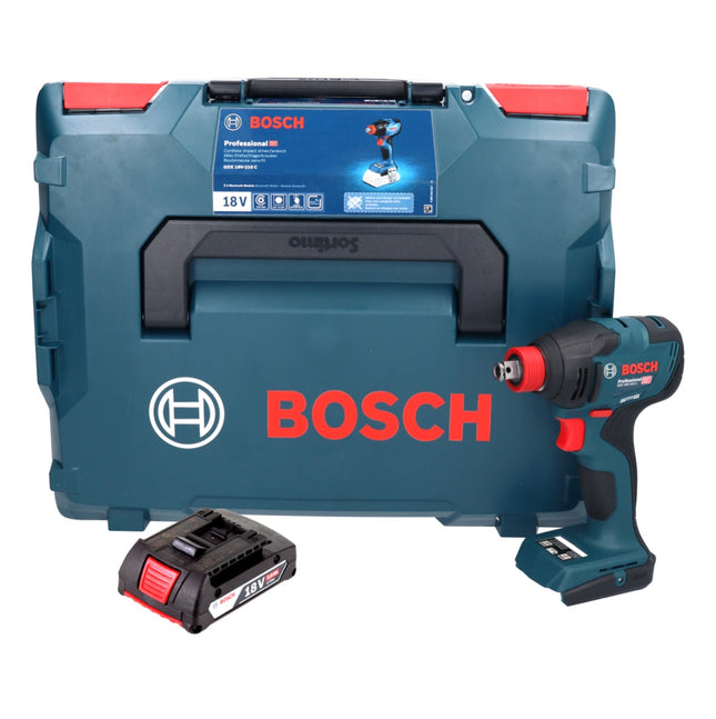 Bosch GDX 18V-210 C Profesjonalny akumulatorowy klucz udarowy 18 V 210 Nm bezszczotkowy + 1x akumulator 2,0 Ah + L-Boxx - bez ładowarki