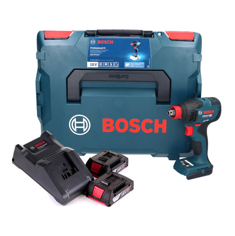 Bosch GDX 18V-210 C Professional Akku Drehschlagschrauber 18 V 210 Nm Brushless + 2x Akku 2,0 Ah + Ladegerät + L-Boxx