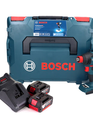 Bosch GDX 18V-210 C Professional Akku Drehschlagschrauber 18 V 210 Nm Brushless + 2x Akku 5,0 Ah + Ladegerät + L-Boxx