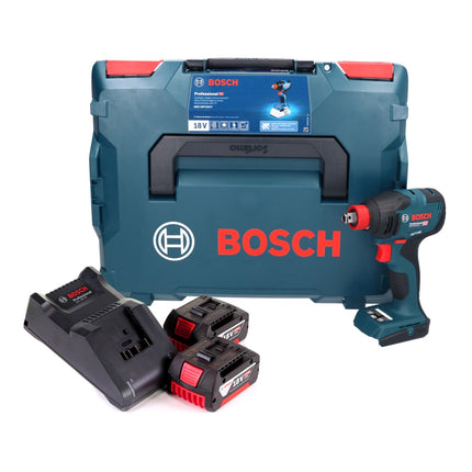 Bosch GDX 18V-210 C Profesjonalny akumulatorowy klucz udarowy 18 V 210 Nm bezszczotkowy + 2x akumulator 5,0 Ah + ładowarka + L-Boxx