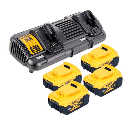 Kosiarka akumulatorowa DeWalt DCMW 564 P4 36 V ( 2x 18 V ) 48 cm bezszczotkowa + 4x akumulator 5,0 Ah + ładowarka