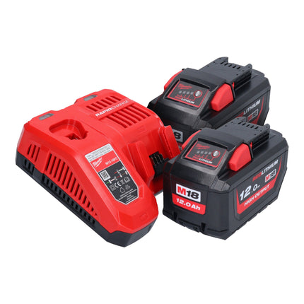 Milwaukee M18 FPS55-122 Akumulatorowa zagłębiarka 18 V 165 mm bezszczotkowa + 2x akumulator 12,0 Ah + ładowarka