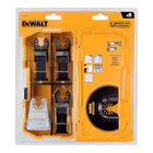 DeWalt DT 20715-QZ Multitool Accessoires 5 pcs. pour bois, bois avec clous, plastique, placoplâtre, restes de peinture et de colle