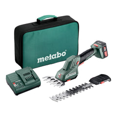 Metabo PowerMaxx SGS 12 Q Akku Gras und Strauchschere 12 V 601608500 1x Akku 2 0 Ah Ladegeraet Tasche 0 - toolbrothers