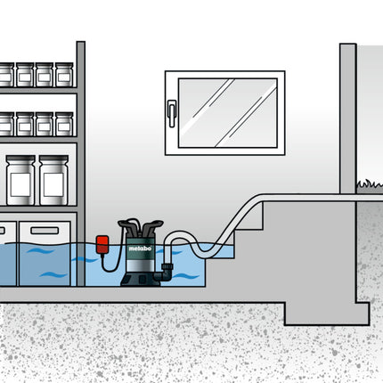 Metabo TDP 7501 S Zatapialna pompa ciśnieniowa 1000 W 7500 l/h 3,4 bar ( 0250750100 )