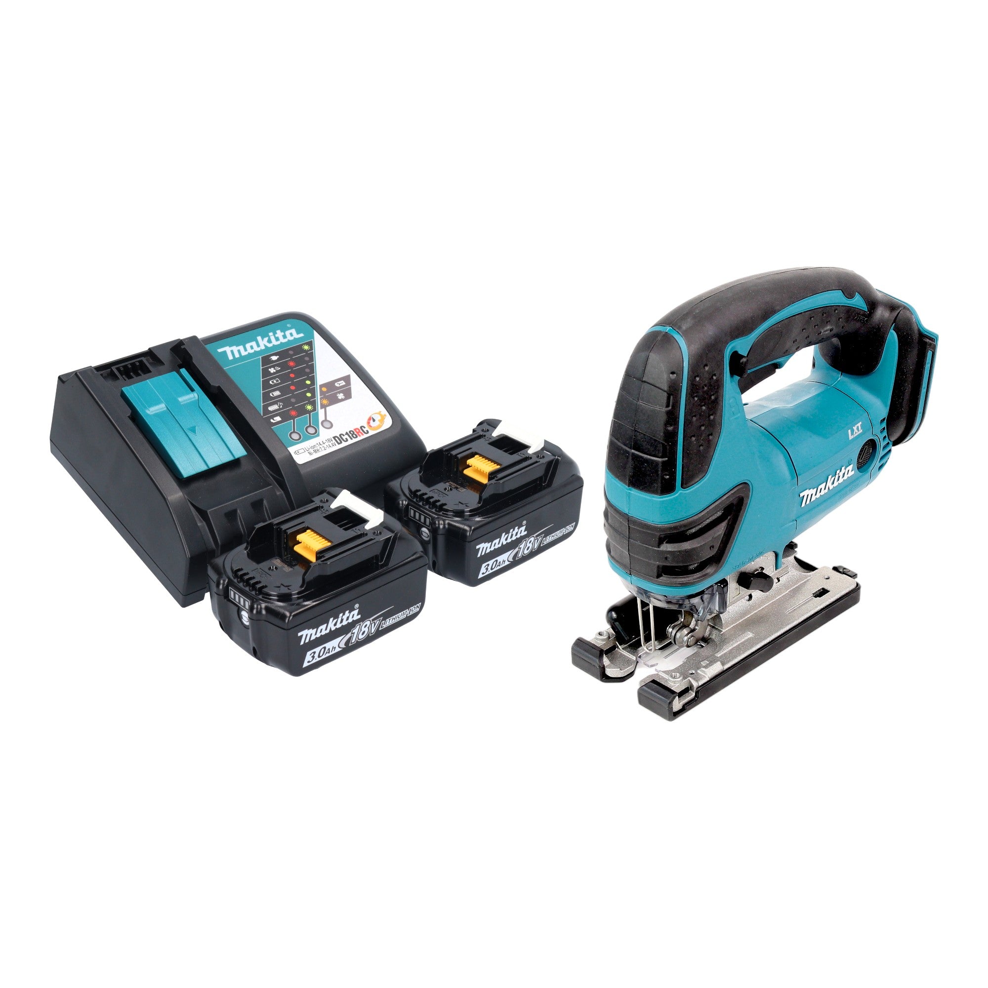 Makita DJV 180 RFX Akku Stichsaege 18 V 135 mm 2x Akku 3 0 Ah Ladegeraet 0 - toolbrothers