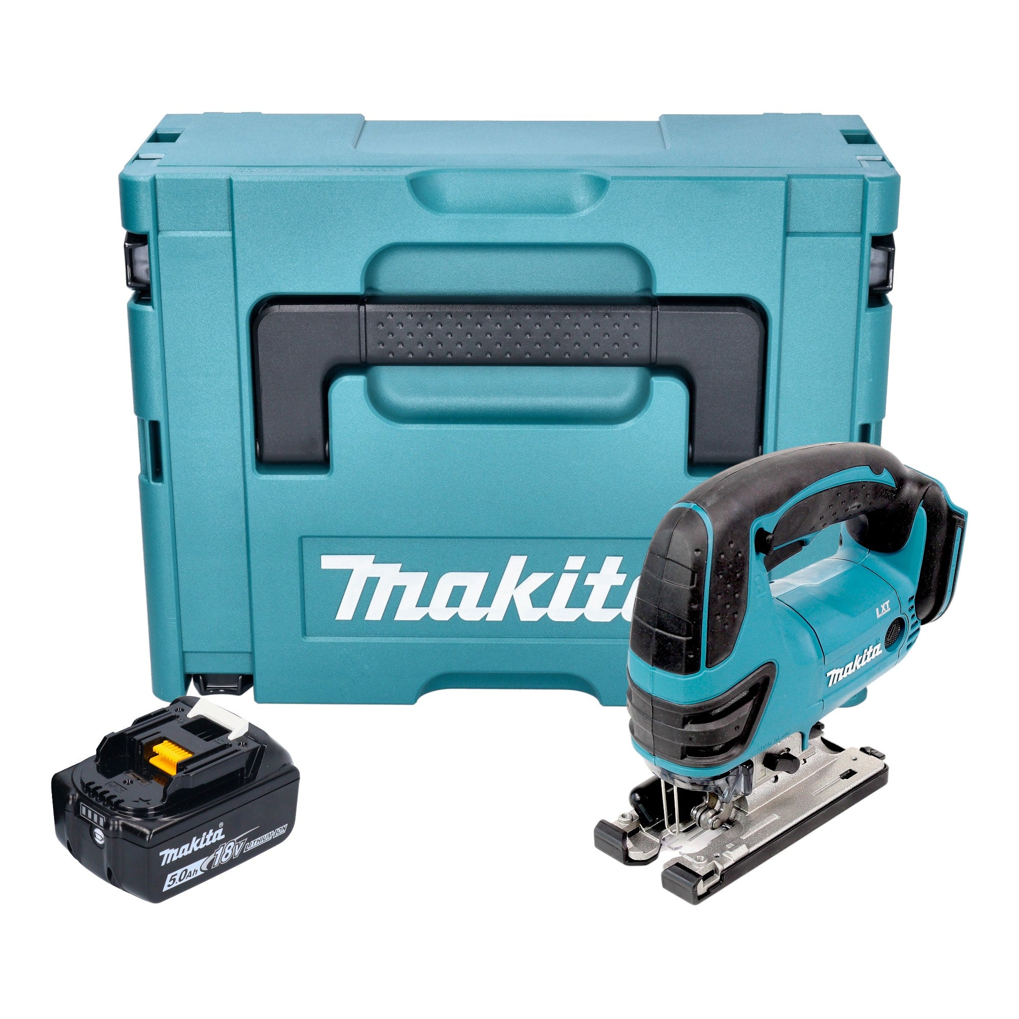 Makita DJV 180 T1XJ Akku Stichsaege 18 V 135 mm 1x Akku 5 0 Ah Makpac ohne Ladegeraet 0 - toolbrothers