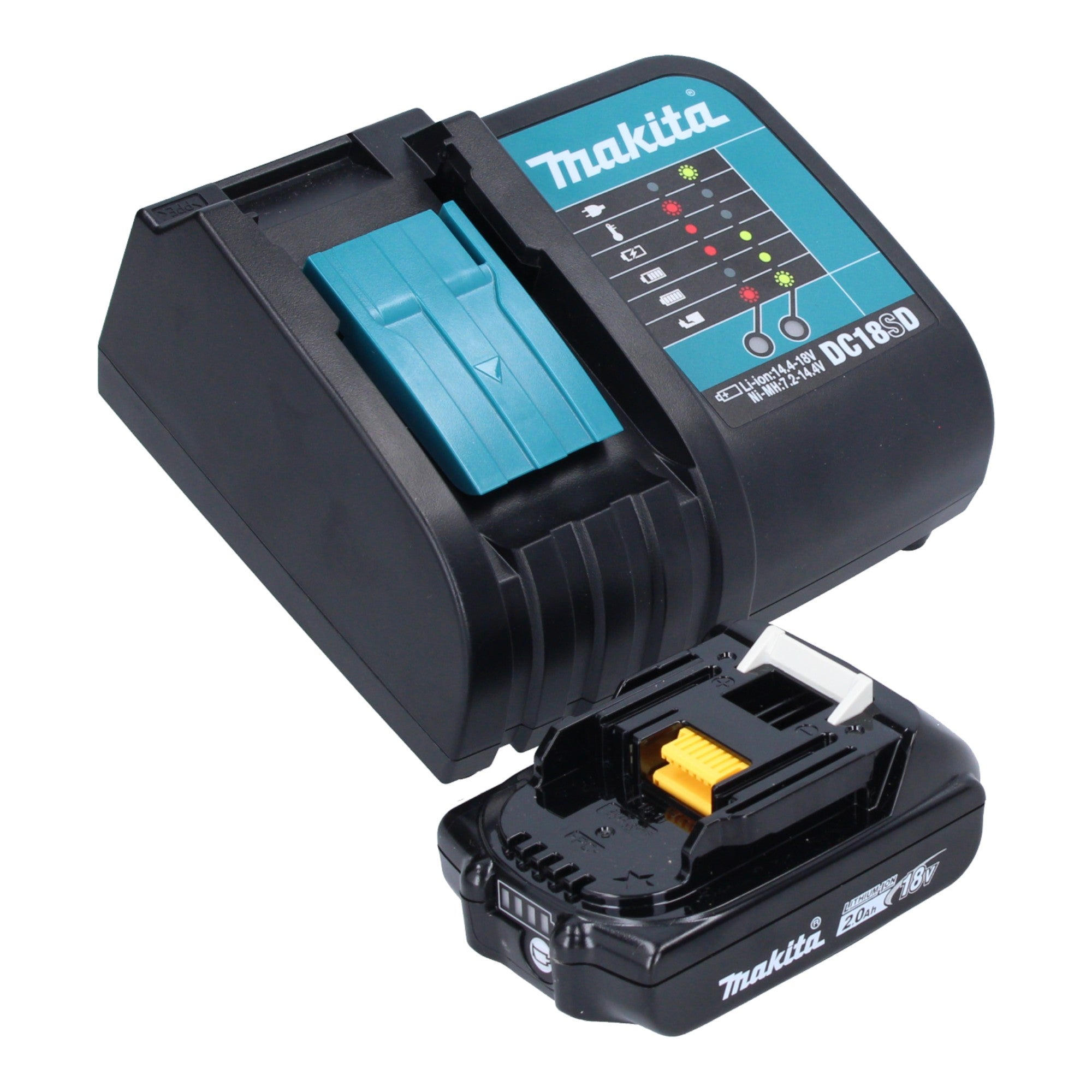 Makita DJV 180 SA1XJ Akku Stichsaege 18 V 135 mm 1x Akku 2 0 Ah Ladegeraet Makpac 3 - toolbrothers