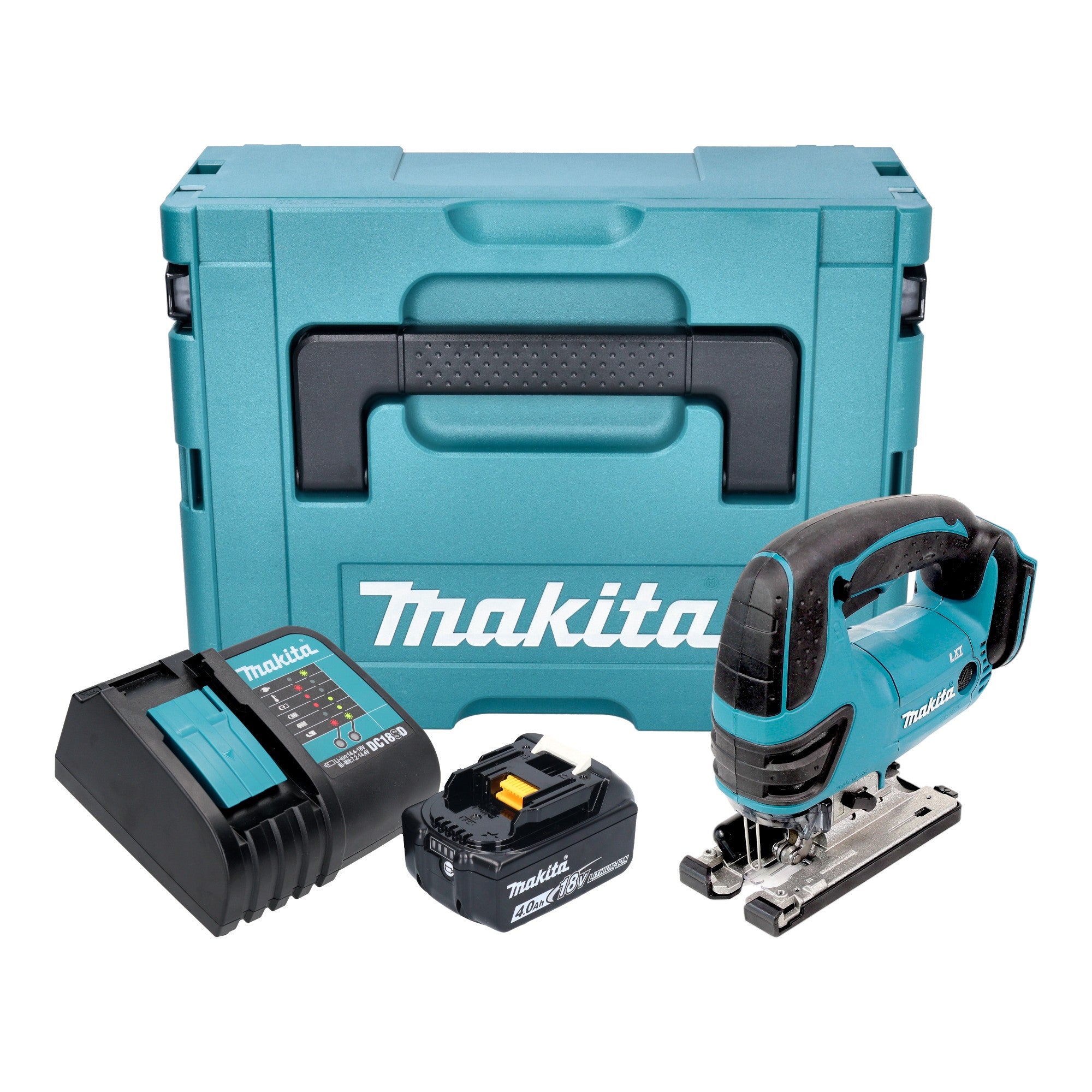 Makita DJV 180 SM1XJ Akku Stichsaege 18 V 135 mm 1x Akku 4 0 Ah Ladegeraet Makpac 0 - toolbrothers