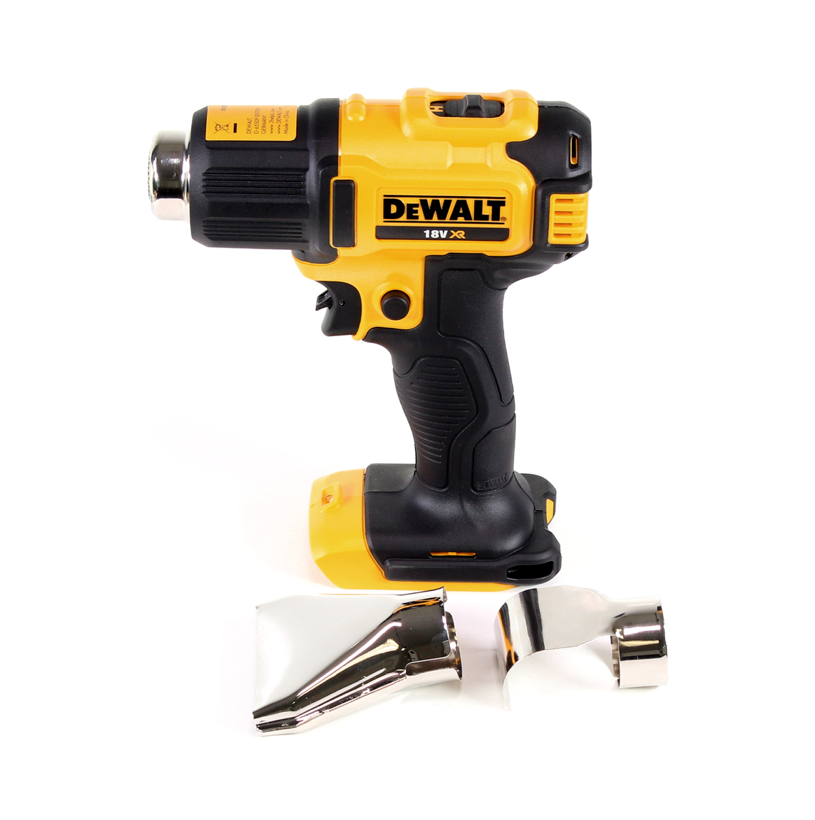 DeWalt DCE 530 N Akku Heissluftpistole 18V 530 C Solo Flaechen und Reflektorduese DeWalt DCL 040 18V XR Li Ion Akku Lampe 3 - toolbrothers