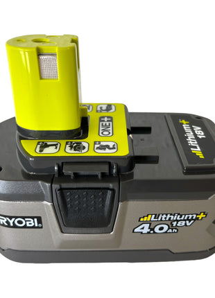 Batería Ryobi RB18L40 18 V 4,0 Ah / 4000 mAh Li-Ion ONE+ (5133001907) con indicador de nivel de carga