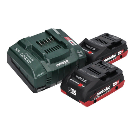 Metabo BS 18 LTX BL I Akumulatorowa wiertarko-wkrętarka 18 V 130 Nm bezszczotkowa + 2x akumulator LiHD 4,0 Ah + ładowarka