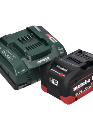 Metabo BS 18 LTX BL I Akumulatorowa wiertarko-wkrętarka 18 V 130 Nm bezszczotkowa + 1x akumulator LiHD 8,0 Ah + ładowarka