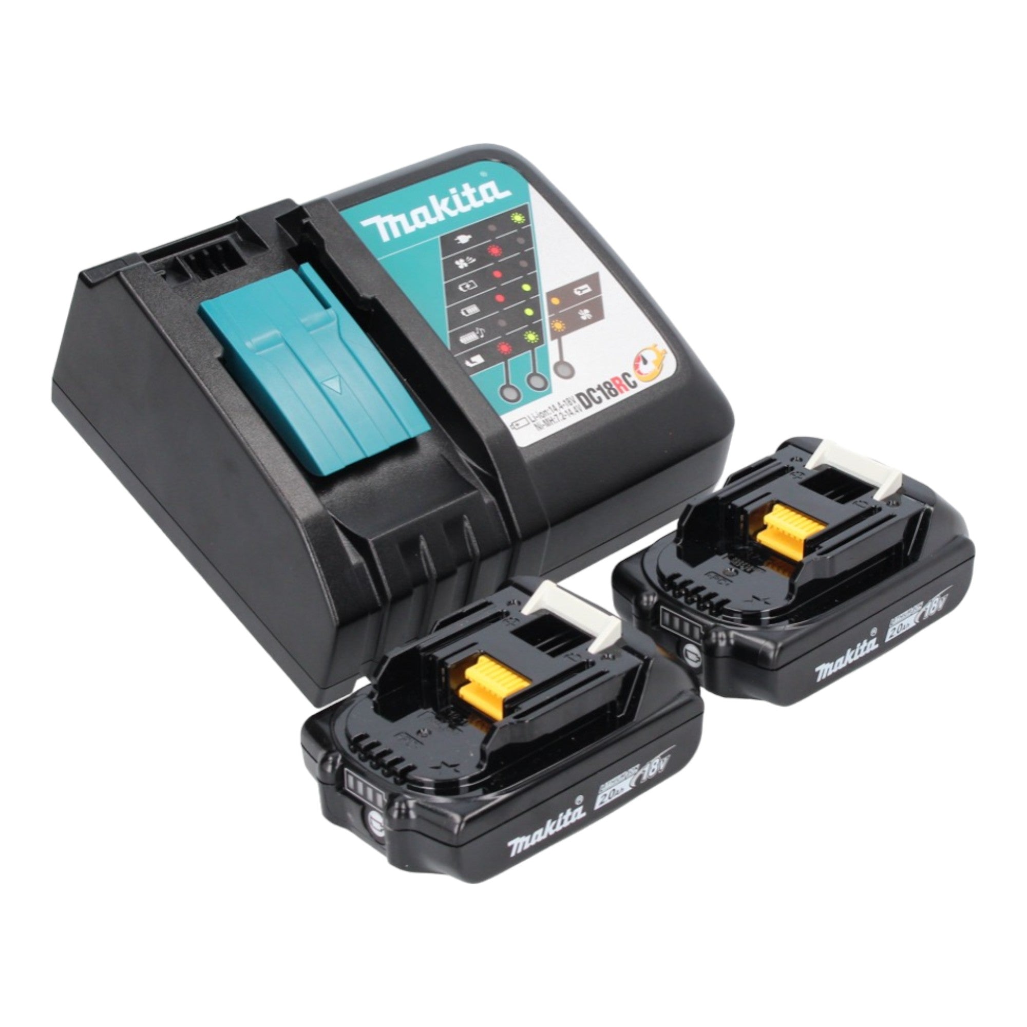 Makita DHR 171 RAX3 Akku Bohrhammer 18 V 1 2 Joule SDS Plus Brushless 2x Akku 2 0 Ah Ladegeraet 65 tlg Set Koffer 2 - toolbrothers