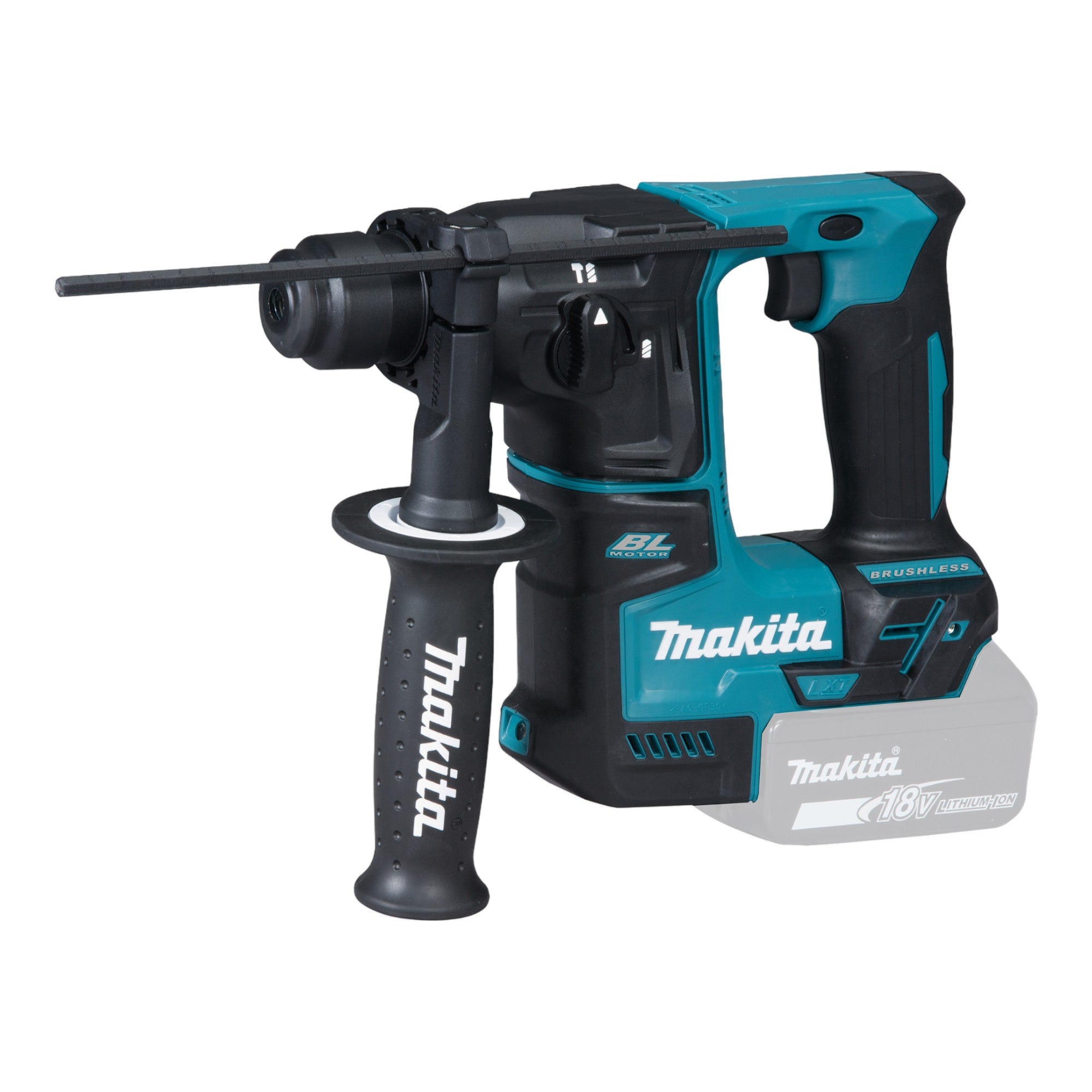 Makita DHR 171 RAX3 Akku Bohrhammer 18 V 1 2 Joule SDS Plus Brushless 2x Akku 2 0 Ah Ladegeraet 65 tlg Set Koffer 1 - toolbrothers