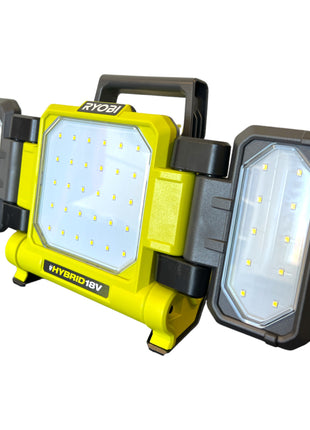 RYOBI RLPH18-215 Panel de luz LED híbrido 18 V 3000 lm + 2x baterías 1,5 Ah + cargador