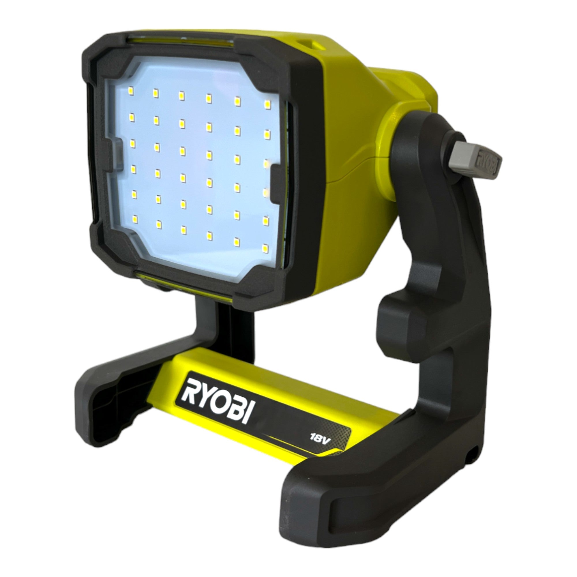 RYOBI RLFD18 215 Akku LED Strahler 18 V 1800 lm 2x Akku 1 5 Ah Ladegeraet 1 - toolbrothers