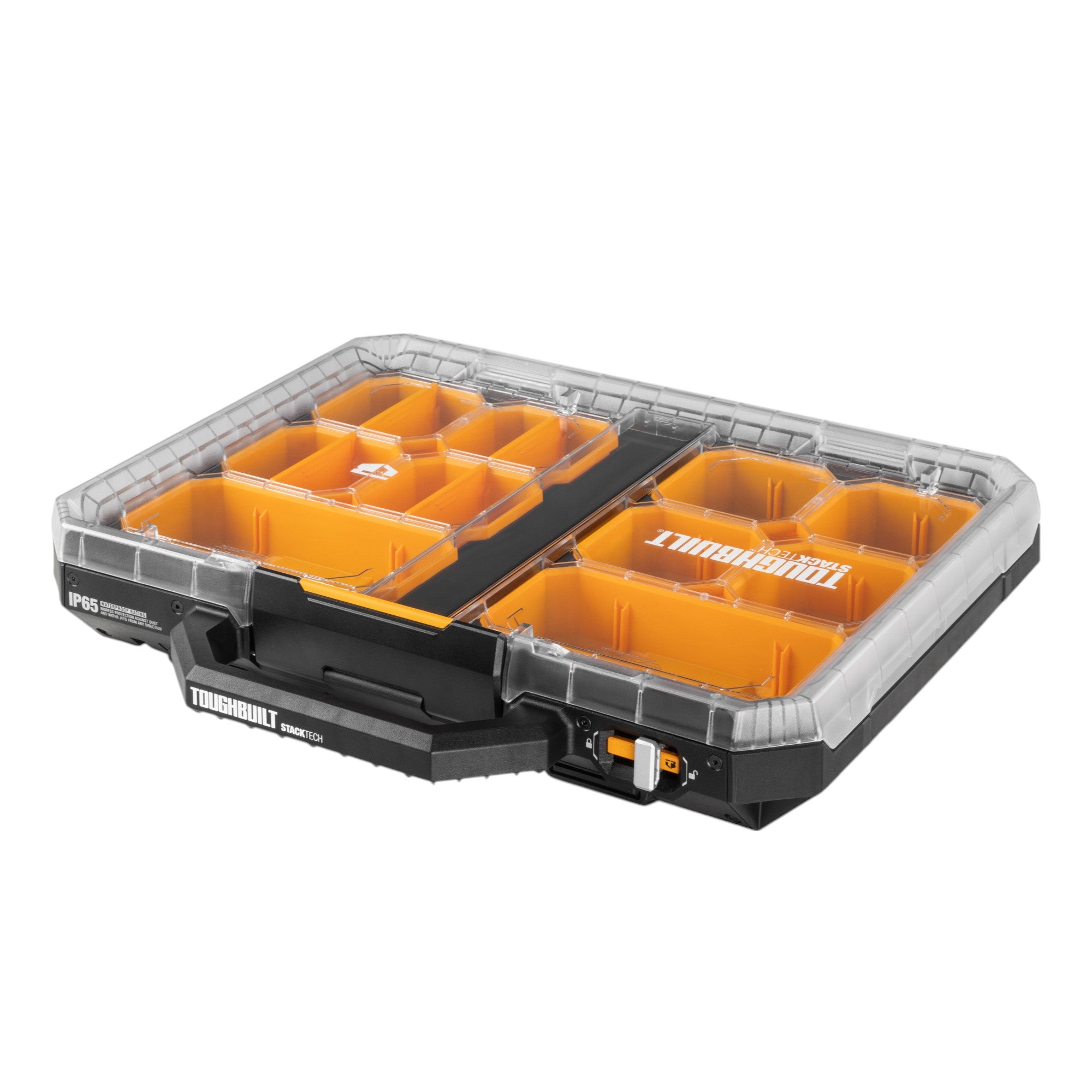 Toughbuilt STACKTECH TB B1 O 10 flacher Organizer 54 x 48 x 10 cm 10x Inlay 4x Trennwand 0 - toolbrothers