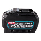 Makita Power Source Kit 1x BL 4050 F batterie 40 V max. 5,0 Ah XGT + chargeur DC 40 RA + Makpac