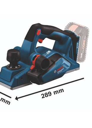 Bosch GHO 18V-26 Professional Akku Hobel 18 V 2,6 mm Brushless ( 06015B5000 ) + L-Boxx - ohne Akku, ohne Ladegerät